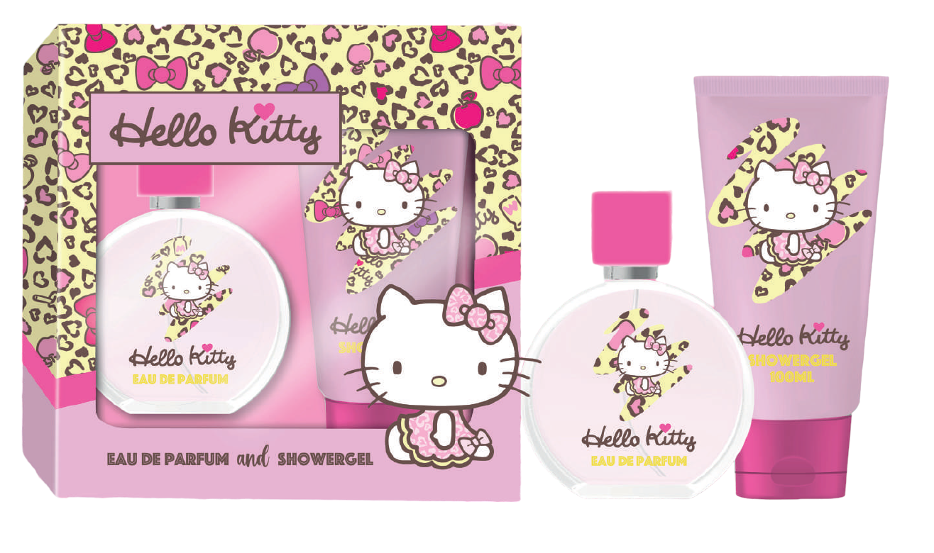 Hello Kitty Sweet Leopard Giftset 50ml Eau De Parfum & 100ml Showergel