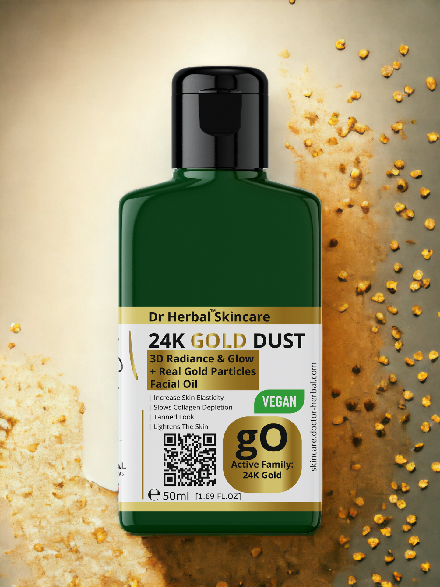 LuxeGold 24K Gold Facial Oil by Dr Herbal™