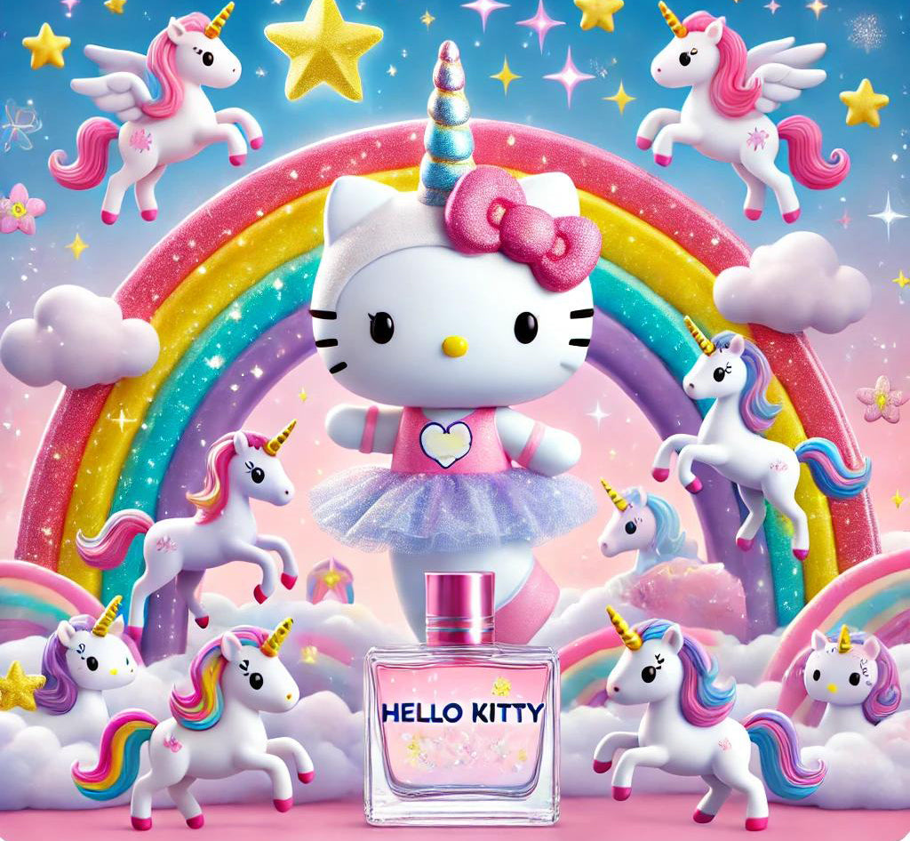 Hello Kitty Unicorn Cloud Kids Giftset Water-Based Perfume & Showergel