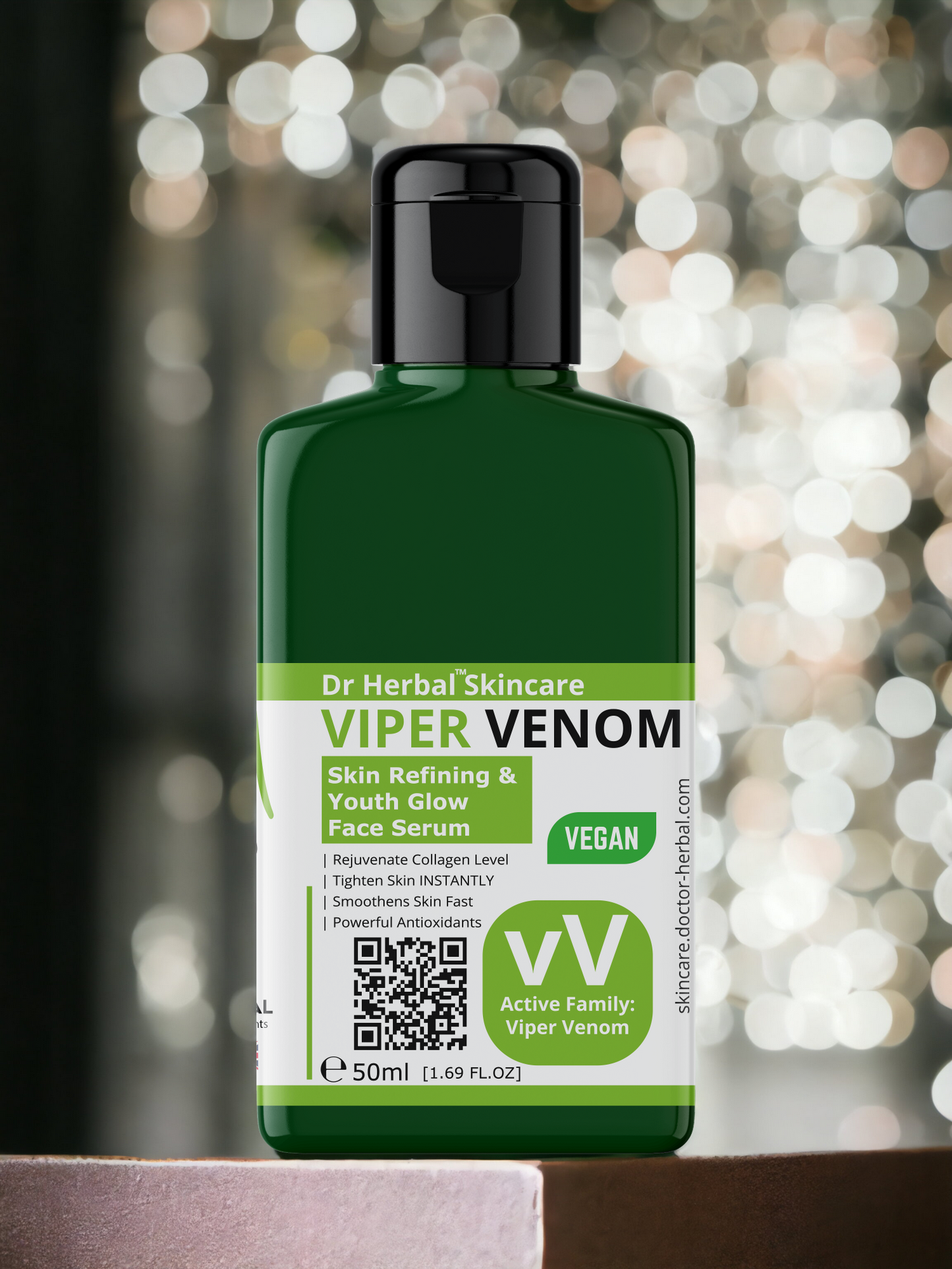 VenoGlow Viper Snake Venom Face Serum by Dr Herbal™