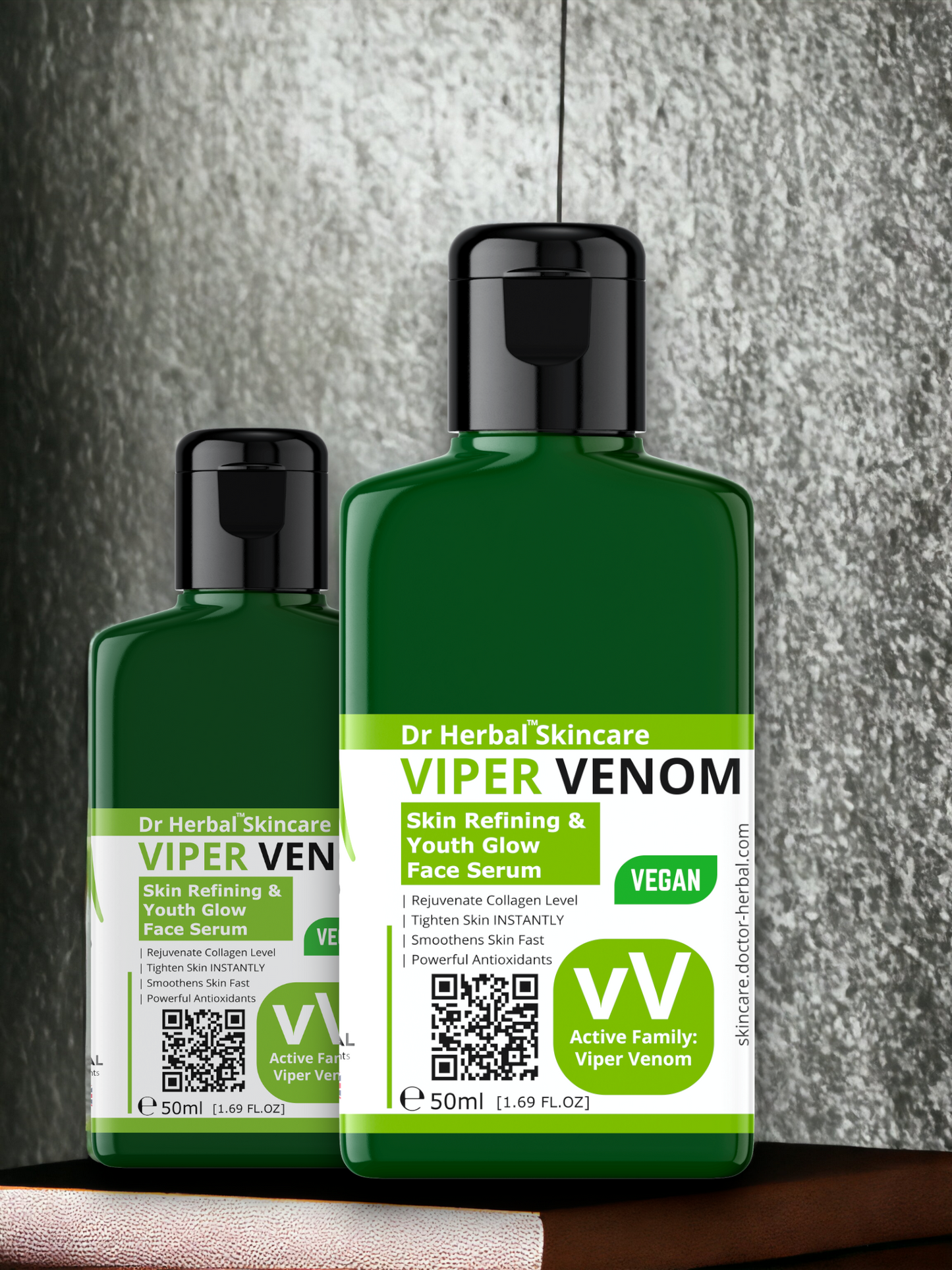 VenoGlow Viper Snake Venom Face Serum by Dr Herbal™