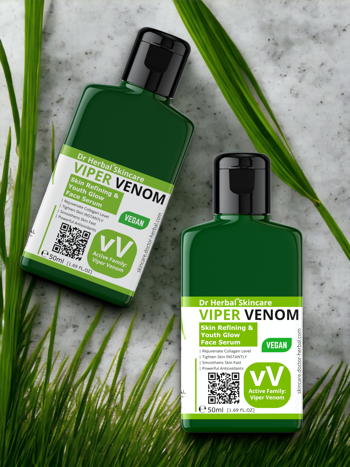 VenoGlow Viper Snake Venom Face Serum by Dr Herbal™