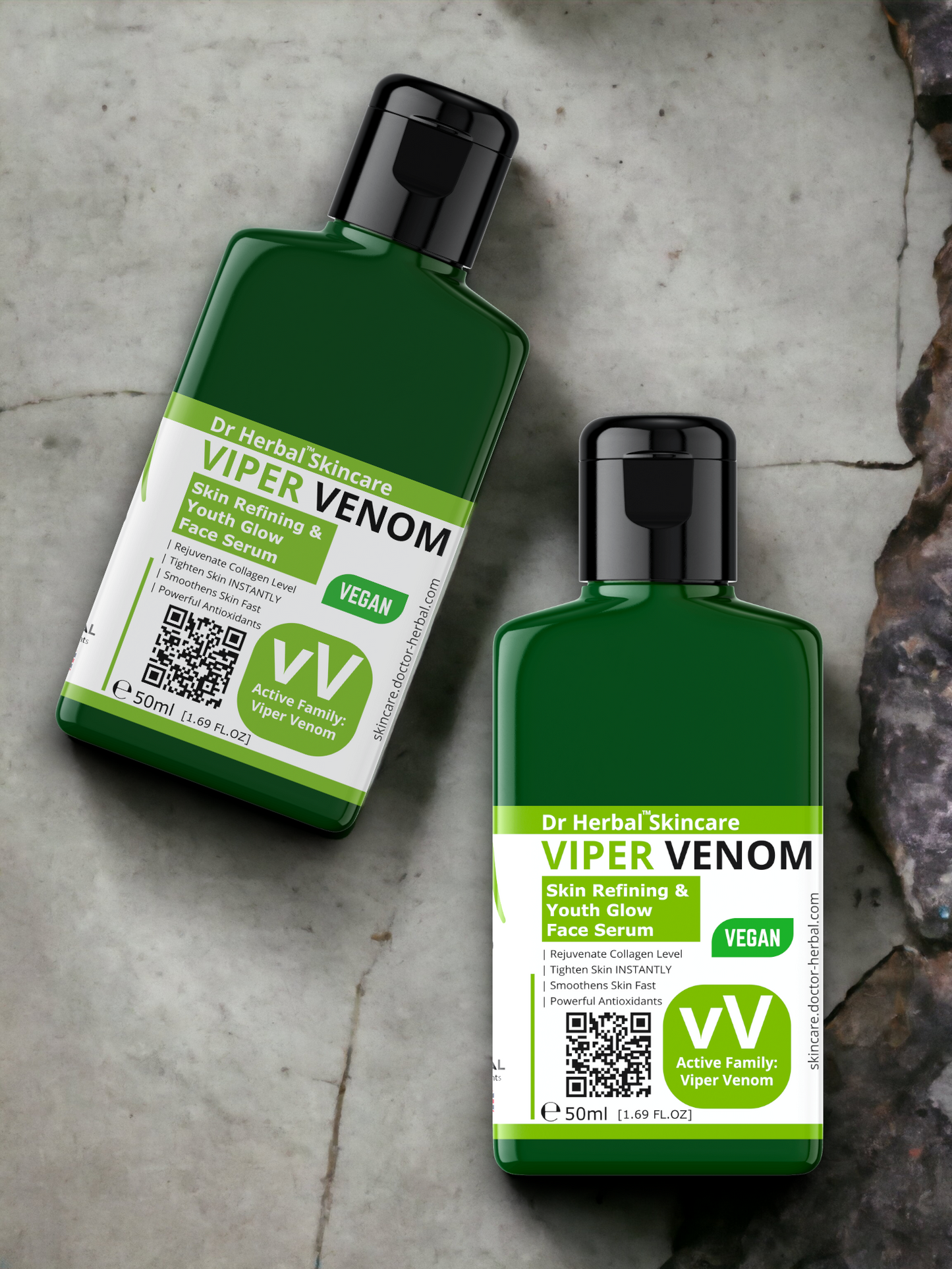 VenoGlow Viper Snake Venom Face Serum by Dr Herbal™