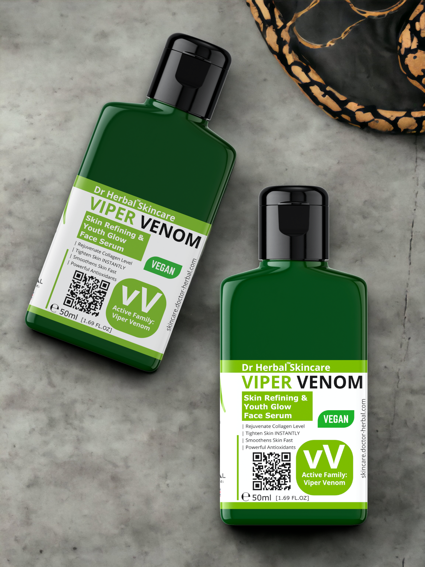 VenoGlow Viper Snake Venom Face Serum by Dr Herbal™