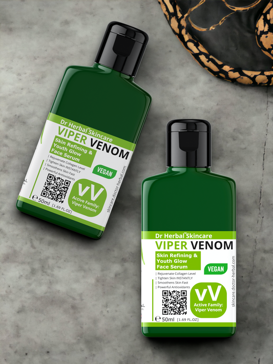 VenoGlow Viper Snake Venom Face Serum by Dr Herbal™