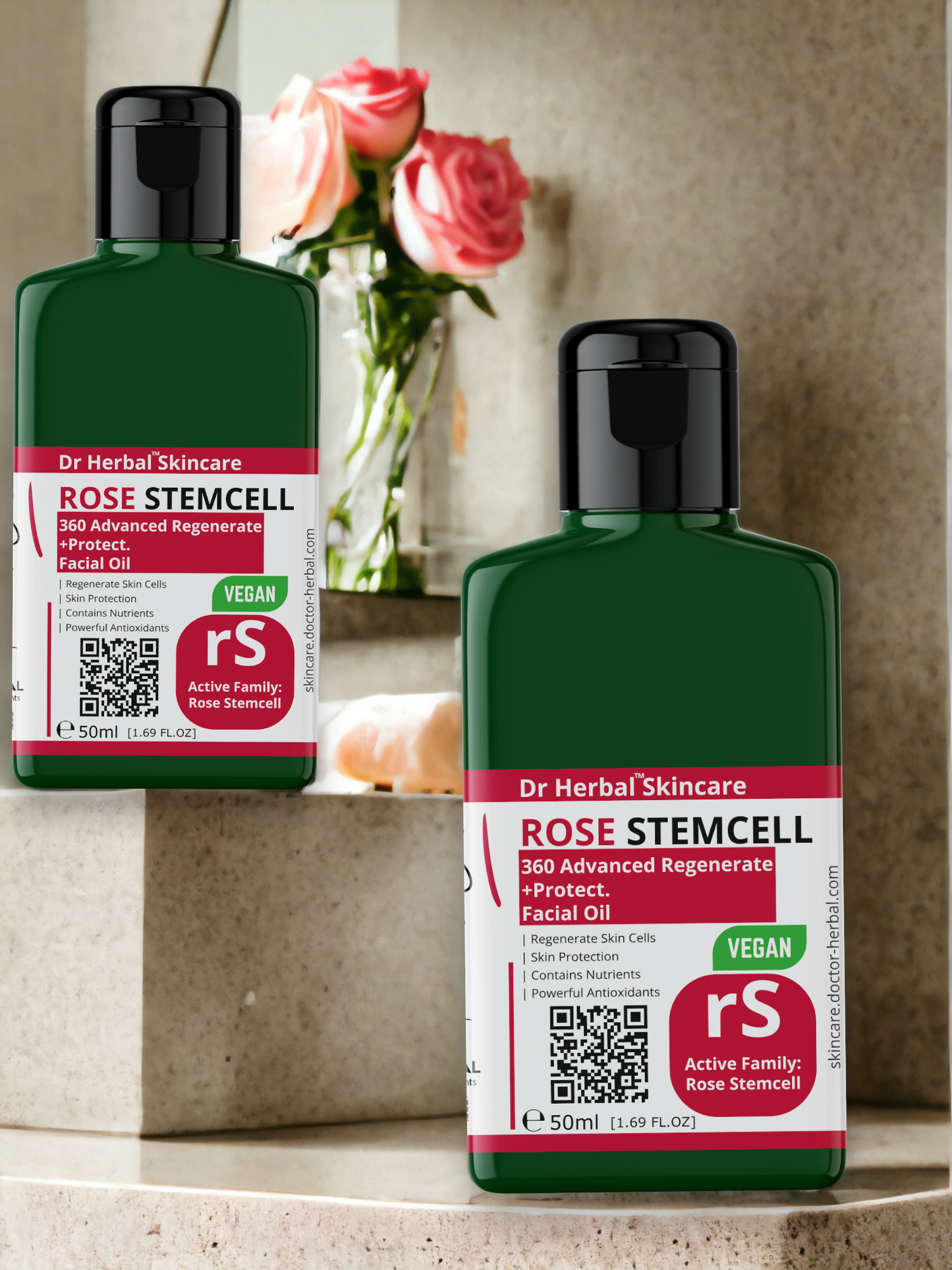 RoseRegen+ Rose Stem Cell Facial Oil by Dr Herbal™