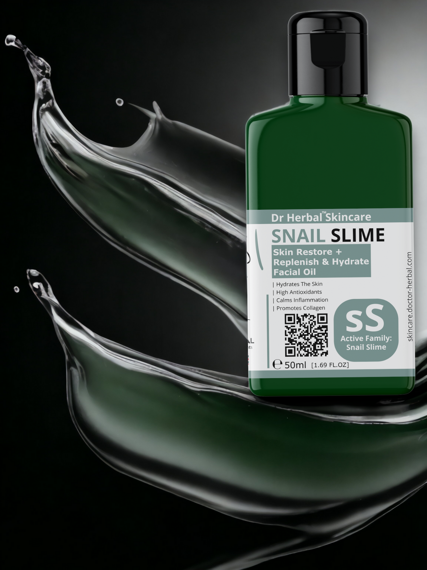 MucusMagic Snail Slime Extract Facial Oil by Dr Herbal™