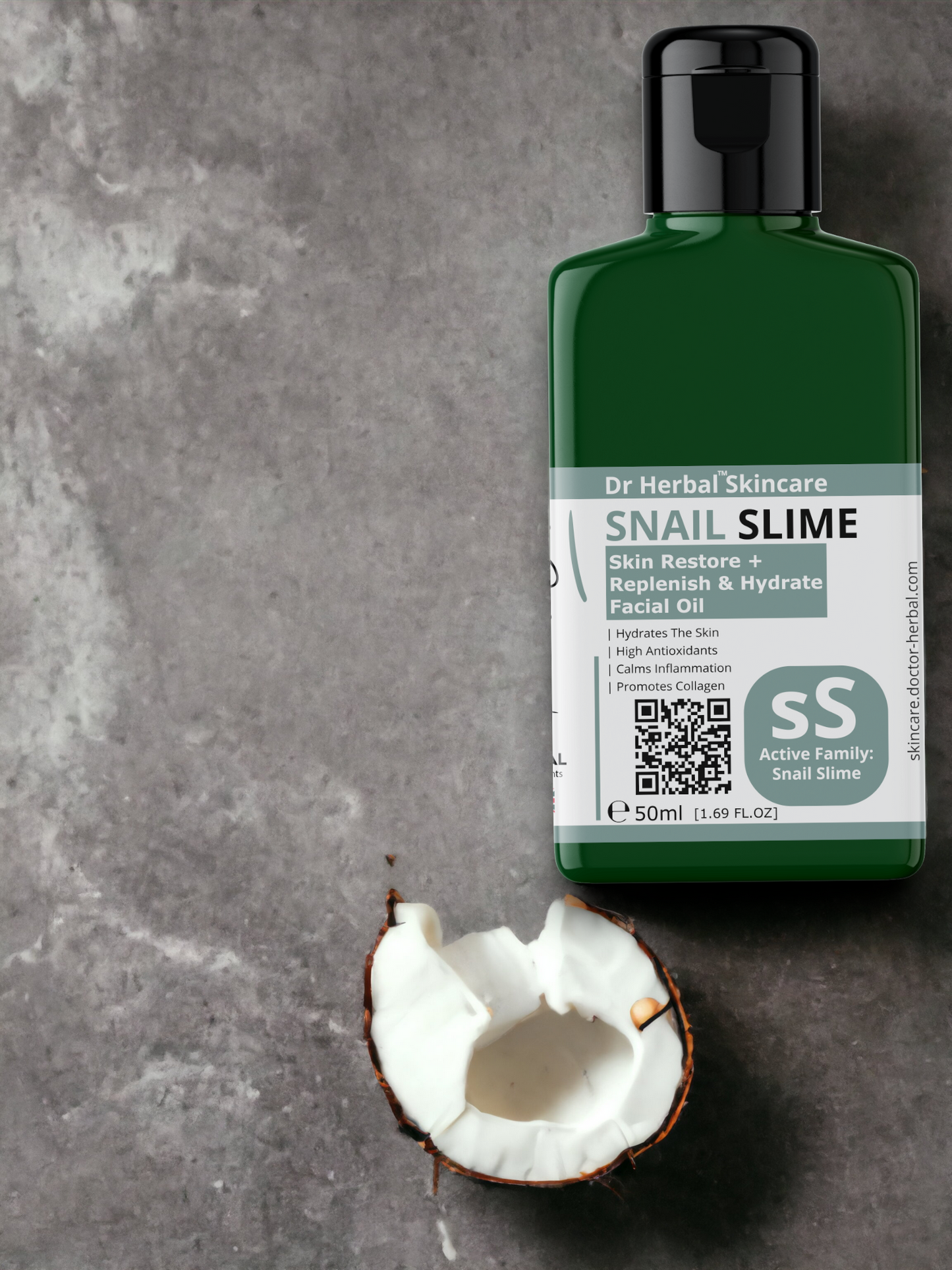 MucusMagic Snail Slime Extract Facial Oil by Dr Herbal™