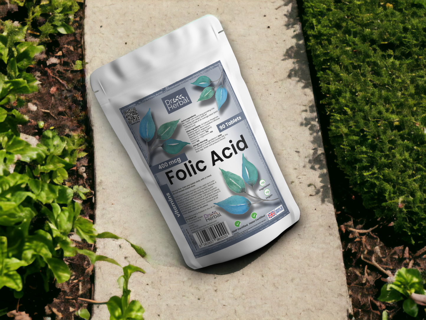 Folic Acid 400mcg by Dr Herbal™ Health & Vitality