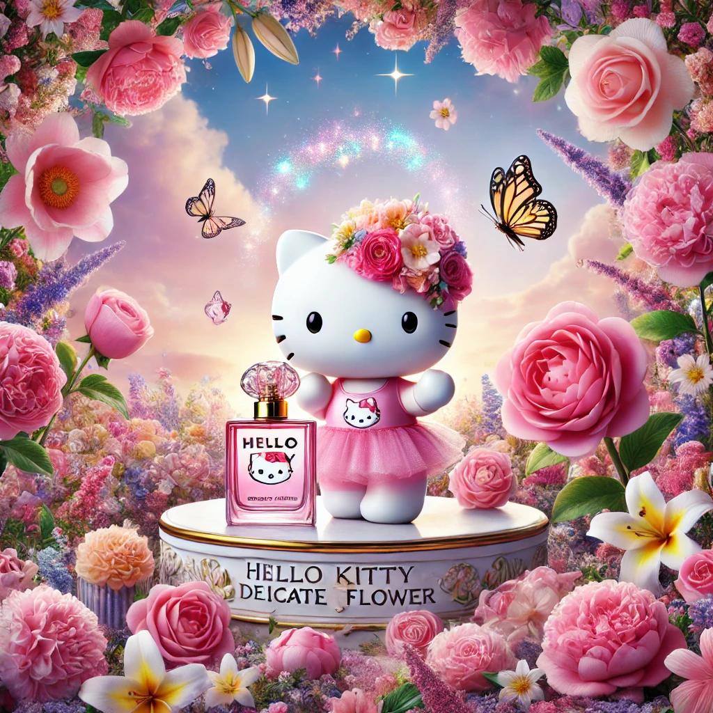 Hello Kitty Delicate Flower Giftset 50ml Eau De Parfum & 100ml Showergel