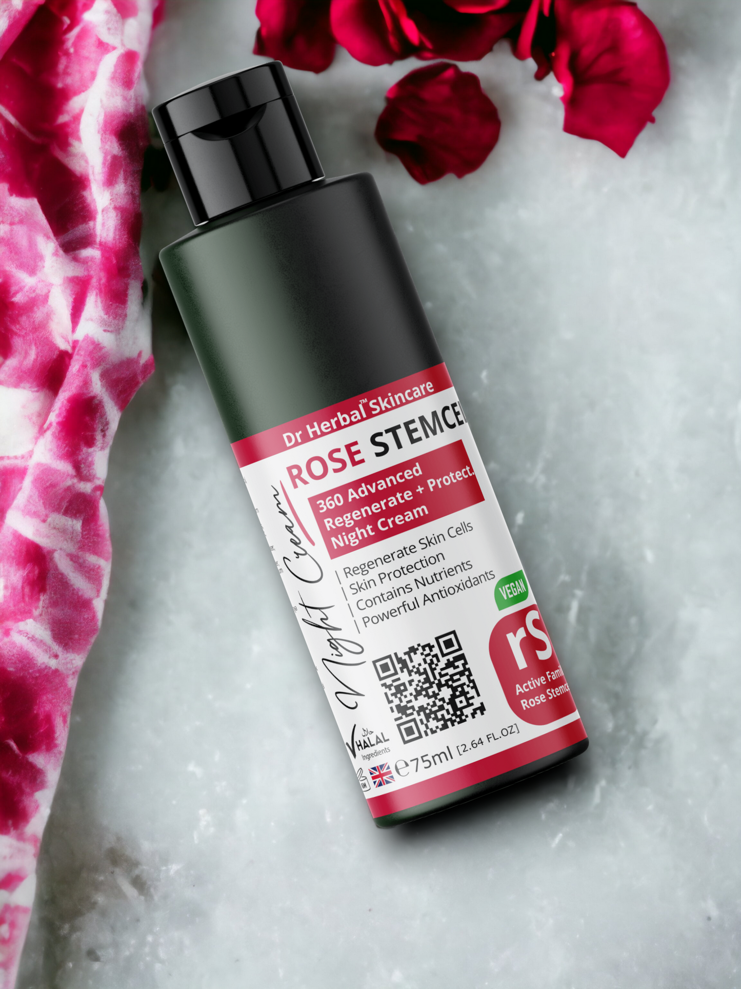 RoseRegen+ Rose Stem Cell Night Cream by Dr Herbal™