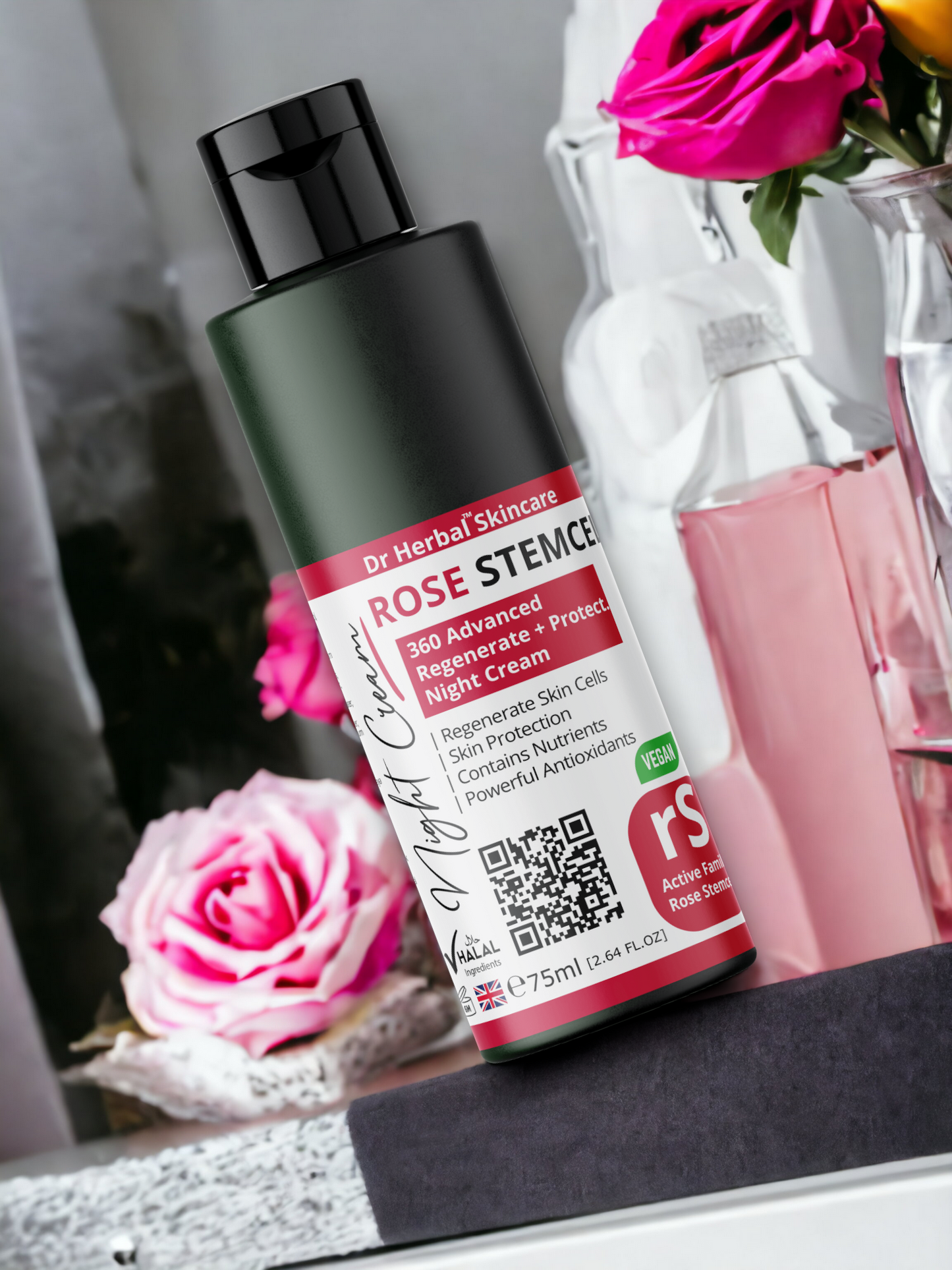 RoseRegen+ Rose Stem Cell Night Cream by Dr Herbal™